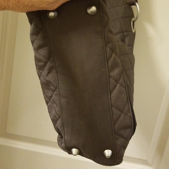 Baggallini brown nylon shoulder bag - Picture 4 of 8